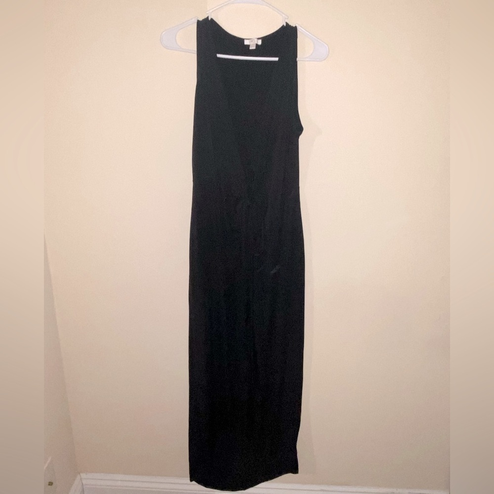 “C” brand (boutique purchase) black tie front dress. Size S.